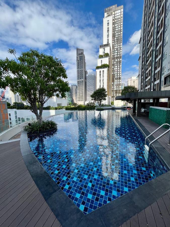 Cozy Studio Walk To Bts Free Wi-Fi Great Location 曼谷 外观 照片