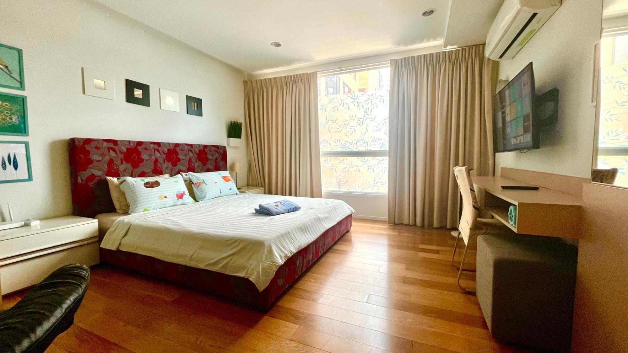 Cozy Studio Walk To Bts Free Wi-Fi Great Location 曼谷 外观 照片