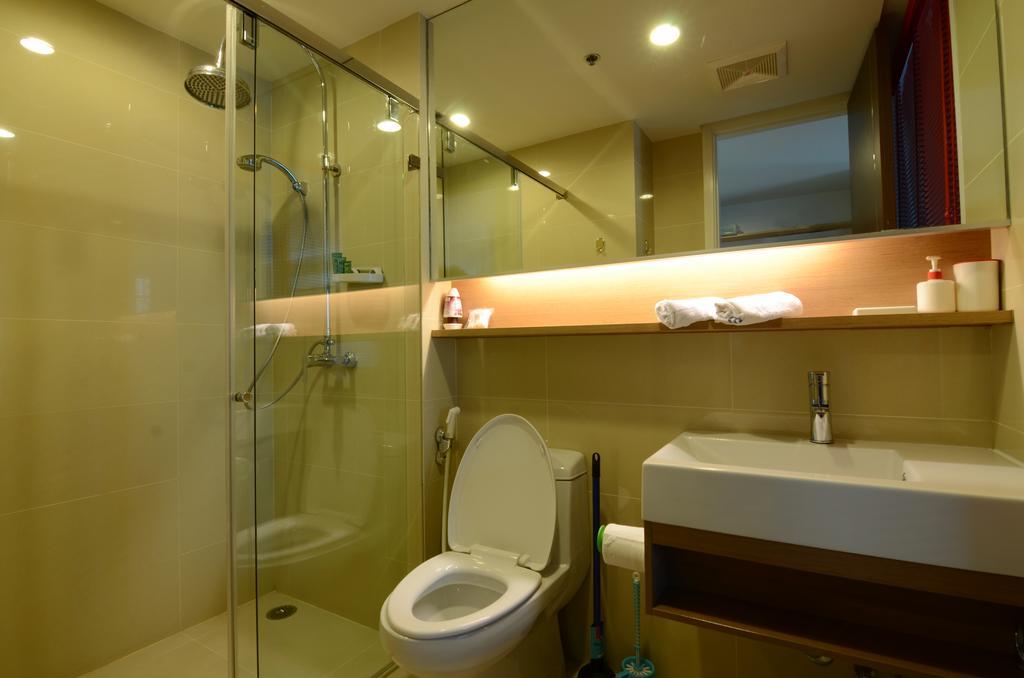 Cozy Studio Walk To Bts Free Wi-Fi Great Location 曼谷 外观 照片